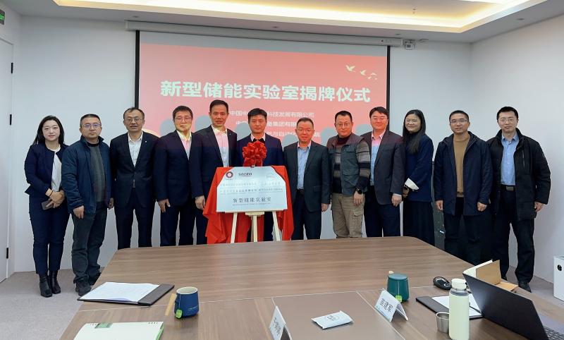 裝備集團(tuán)與中材海外、合肥工業(yè)大學(xué)共建新型儲(chǔ)能實(shí)驗(yàn)室在滬揭牌